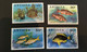 (stamp 13-5-2021)  Antigua Fish (4 Stamps) Mint - Autres & Non Classés