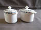 MINIS CASSOLETTES EN FAIENCE ANGLAISE MINTONS - MODELE JARNAC - Minton