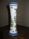 ANCIEN VASE DIABOLO EN FAIENCE DE MALICORNE DE GUSTAVE LEROY-DUBOIS LA BAULE - Malicorne (FRA)