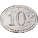 Jeton, FRENCH GUIANA, Cayenne, F. Tanon Et Cie, 10 Centimes, C. 1928, TTB+, Zinc - Noodgeld