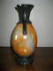 ANCIEN VASE AMPHORE EN FAIENCE NUMEROTEE - EFFET BRONZE ET MARBRE MOIRE - Andere & Zonder Classificatie