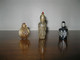 MINIATURE - ANCIENS FLACONS DE PARFUM MINIATURES EN VERRE SERTI - BIBELOTS - OBJETS DE VITRINE - Miniatures (sans Boite)