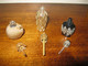 Delcampe - MINIATURE - ANCIENS FLACONS DE PARFUM MINIATURES EN VERRE SERTI - BIBELOTS - OBJETS DE VITRINE - Miniatures (sans Boite)