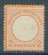 REICH - MLH/* - 1872 - 2 Kr SMALL EAGLE -  Mi 8 Yv 8 - Lot 23502 -  LIGHT HINGED CAT 800.00 EUR - Ongebruikt