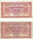 Lot De 2 Billets "5 Francs Ou 1 Belga" (01/02/1943) - 5 Francs-1 Belga