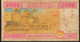 C.A.S. EQUATORIAL GUINEA P508Fa 2000 FRANCS 2002  SIGNATURE 5 FIRST   FINE Fods NO P.h. - États D'Afrique Centrale