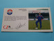 FRANK BRUGEL > WILLEM II Tilburg / Sponser CZ Groep Zorgverzekeraars ( Zie Fotoscans AUB ) Afm. 10 X 20 Cm. - Autografi