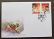 Taiwan New Year's Greeting Year Of The Tiger 2009 Lunar Chinese Zodiac (stamp FDC) - Brieven En Documenten
