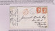 Ireland Transatlantic Canada Derry 1875 Env With Letter Toronto To Ballymote Via DERRY MY 19 75 Code K Cds - Préphilatélie