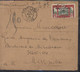 YT 103 Gabon Surchargés AEF CAD Fort Lamy Tchad 24 MARS 34 Arrivée Marseille 12 4 34 Flamme Cigare Diplomate - Storia Postale