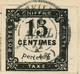 Promo 17 Avril 1871 15c TAXE LITHO. N°4 Bord De Feuille,signé Brun Et Jamet,obl. T.15 MARSEILLE - 1960-.... Lettres & Documents
