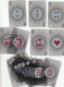 JEU CRAZY CARDS NEUF DE PIETER WOUDT DESIGN / RARE/ 2 JOKERS - 54 Karten