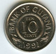 Guyana 10 Cents 1991 KM 33 - Guyana