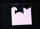 ► Double Decoupis Moderne Design  - Chat Rose  - Pink Cat - Tiere