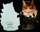 ► Double Decoupis Moderne Anglais    - Chat Vintage   -  Victorian Cat Period - Tiere