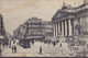 Belgium CPA Bruxelles La Bourse Et Le Boulevad Anspach Tram Tramways Strassenwagen Street Car 1912 (2 Scans) - Transporte Público