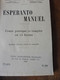 ESPERANTO MANUEL - Scolaires