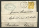 FRANCE. 1885. ENTIRE TO SPAIN. PARIS RUE MILTON POSTMARK. ADDRESSED TO BARCELONA - 1876-1898 Sage (Type II)