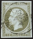 YT 11 1c Olive TTB CaD 1862 (°) Obl 1853-60 Napoléon III, Cachet à Date (côte 90 Euros) France – 6bleu - 1853-1860 Napoléon III