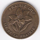 Canada Médaille Saskatchewan 1905 Prairie Lily, Lis De La Prairie, En Zinc Plaqué Laiton - Andere & Zonder Classificatie