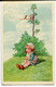 CPA - Carte Postale - Belgique - Illustrateur - Fialkowska - Petite Fille Assise Dans L'herbe - 1927 (DO16933) - Fialkowska, Wally
