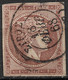 GREECE 1867-69 Large Hermes Head Cleaned Plates Issue 1 L Deep Red Brown (shades) Vl. 35 / H 23 A - Gebruikt