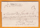 1760 - Marque Postale BRUXELLES Sur Lettre Pliée Avec Correspondance Familiale En Français Vers Bruges - 1714-1794 (Paesi Bassi Austriaci)