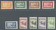 Delcampe - Ungarn: 1927-1930, Flugpostmarken Inklusive Ergänzungswerte, Der Komplette Satz Ungezähnt, Breitrand - Ungebraucht