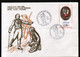 Vignette De L'amicale Philatelique De Cholet Au Verso D'une Enveloppe à Entete Du Cogres Philatelique 1989 - Esposizioni Filateliche