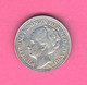 Olanda 25 Cents 1940 Wilhelmina Silver Coin Neherland Paesi Bassi War Coins - 25 Centavos