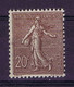 France Yv 131 MNH/** Sans Charniere. Postfrisch Mouchon - 1903-60 Säerin, Untergrund Schraffiert