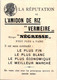 Delcampe - 6 Cards   AMIDON  De Riz Vermeire Hamme - Sur- Durme Marque Négresse Ch.Vermeire - Vangeeteruyen LITHO Le Cour De La Vie - Collections, Lots & Séries