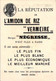 Delcampe - 6 Cards   AMIDON  De Riz Vermeire Hamme - Sur- Durme Marque Négresse Ch.Vermeire - Vangeeteruyen LITHO Le Cour De La Vie - Collections, Lots & Séries