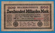 DEUTSCHES REICH 200 MILLIARDEN MARK  15.10.1923 # RW-13 138320 P# 121a  200.000.000.000 Mark Reichsbanknote - 200 Mrd. Mark