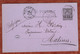 P 8 Allegorie, Narbonne Nach Malines 1889 (4449) - Standard Postcards & Stamped On Demand (before 1995)