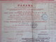 PANAMA 1888 Action & Titre Navigation COMPAGNIE UNIVERSELLE DU CANAL INTEROCÉANIQUE DE PANAMA+FISCAL CACHET CONTRÔLE - Navigation