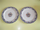 PAIRE D'ASSIETTES EN FAIENCE FINE ANGLAISE "WOOD & SON" MODELE ROUEN VERS 1917 - Woods Ware