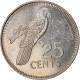 Monnaie, Seychelles, 25 Cents, 1989, British Royal Mint, TTB+, Copper-nickel - Seychelles