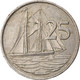 Monnaie, Îles Caïmans, 25 Cents, 1987, TTB, Copper-nickel, KM:90 - Kaaiman Eilanden