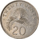Monnaie, Singapour, 20 Cents, 1985, British Royal Mint, TTB+, Copper-nickel - Singapour