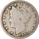 Monnaie, États-Unis, Liberty Nickel, 5 Cents, 1907, Philadelphie, TB - 1883-1913: Liberty