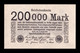 Alemania Germany 200000 Mark 1923 Pick 100 (2) SC UNC - Andere & Zonder Classificatie