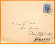 Aa2922 - SPAIN - POSTAL HISTORY - 1924 Olympic Games  POSTER STAMP On COVER - Ete 1924: Paris
