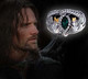 LODRD OF THE RINGS ANELLO CROW EVRYLON ANELLO ARAGORN CORONA  ARGENTATO - Rings