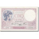 France, 5 Francs, Violet, 1939, 1939-10-19, TTB+, Fayette:4.12, KM:83 - 5 F 1917-1940 ''Violet''