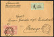 Cover 1944, Manoscritti Raccomandati Da Adria 3.2.1944 Per Rovigo Affrancata In Emergenza Con Coppia 60 Cent. Rosso, 60  - Andere & Zonder Classificatie