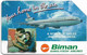 Bangladesh - Telephone Shilpa Sangstha (Urmet) - Biman Bangladesh Airlines, 1994, 200Units, 120.000ex, Used - Bangladesh
