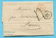 Faltbrief Von Vevey Nach Paris An Monsieur Rothschild 1863 - ...-1845 Precursores