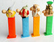 SERIE DE 4 PEZ Figurines ASTERIX OBELIX PANORAMIX CENTURION 1998 Figurine (3) - Little Figures - Plastic