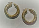 BIGIOTTERIA VINTAGE ORECCHINI A CERCHIO IN ARGENTO LAVORATO A TORCHON - Earrings